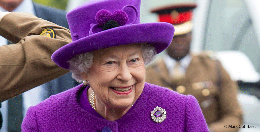 Queen Elizabeth II Kent Amethyst Royal Brooch